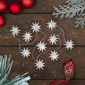 Northlight 5.25ft. 10ct. LED White Star Christmas Fairy Lights - image 5