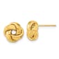 Gold Classics(tm) 19.6mm Gold Love Know Stud Earrings - image 1