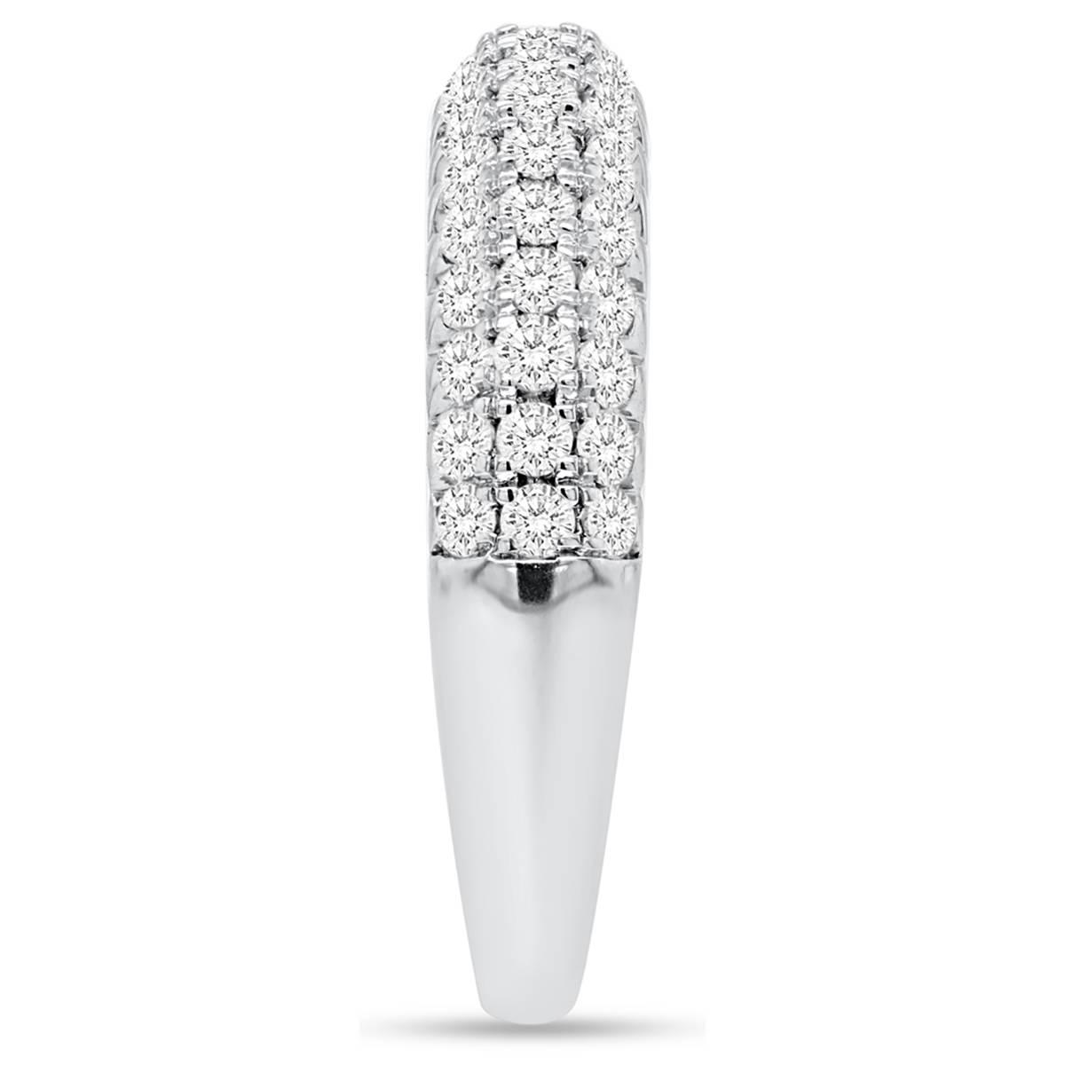 Nova Star® Sterling Silver Lab Grown Diamond Ring