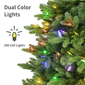 Puleo International 4.5ft. Pre-Lit Noble Fir Christmas Tree - image 4