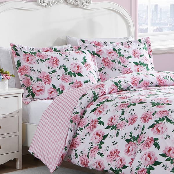 Betsey Johnson Blooming Roses Duvet Cover Set