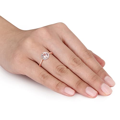 Gemstone Classics™ Diamonds & Center Stone Morganite Ring