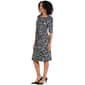 Womens Connected Apparel Elbow Sleeve Scroll Sheath Dress - image 4