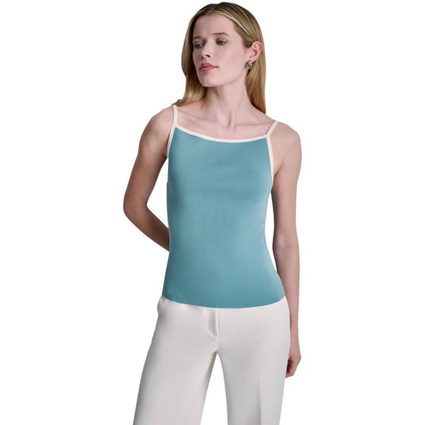 Womens DKNY Sleeveless Contrast Trim Sweater - image 