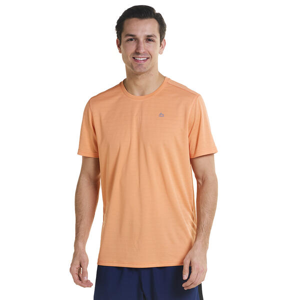Mens RBX Textured Crew Neck Performance Solid Tee - image 