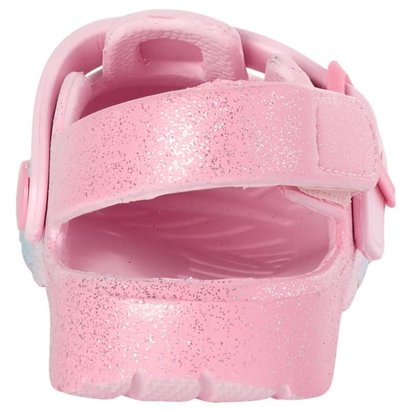 Little Girls Josmo Eva Sparkle Ombre Buckle Clogs