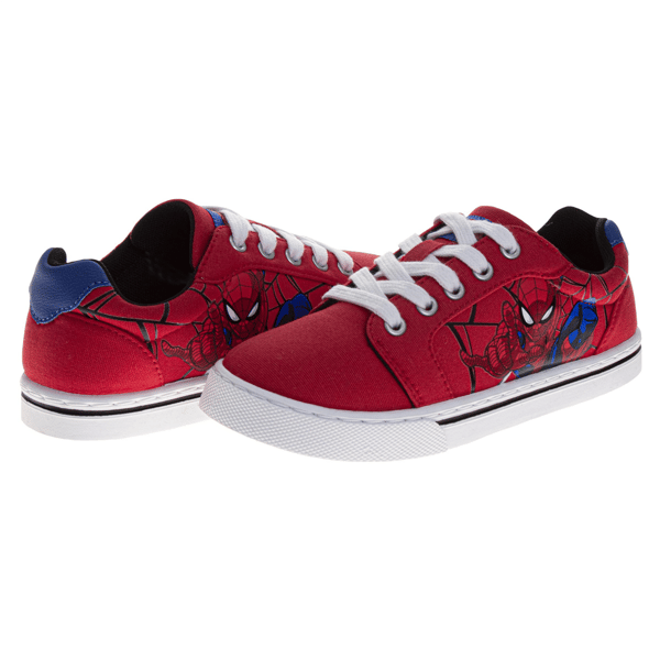 Big Boys Marvel™ Spider-Man Lace-Up Canvas Sneakers