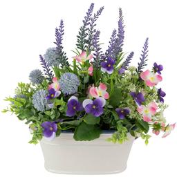 Northlight Seasonal Artificial Lavender & Mix Floral Potted Plant
