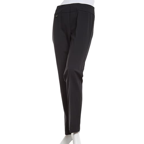 Womens Multiples Solid Knit Wide Leg Pull On Pants - image 