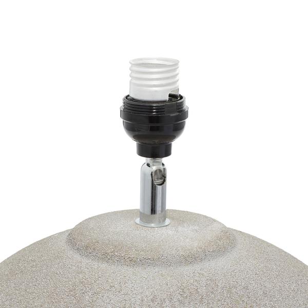 9th & Pike® Black Round Ceramic Transitional Table Lamp