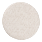 Baxton Studio Whitfield Round Upholstered Fabric Ottoman Stool - image 3