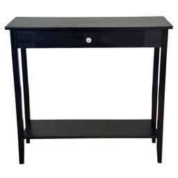 Casual Contemporary Living Acacia Console Table w/ Bottom Shelf