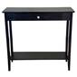 Casual Contemporary Living Acacia Console Table w/ Bottom Shelf - image 2