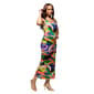 Womens 24/7 Comfort Apparel Multicolor Tank Casual Maxi Dress - image 3