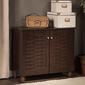 Baxton Studio 2 Door Entryway Shoe Storage Cabinet - image 5