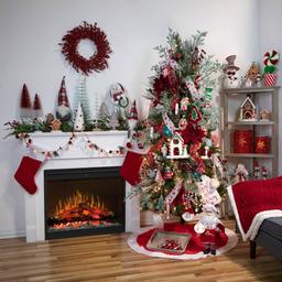 Northlight Seasonal 9in. LED Red Plaid Gnome Christmas Ornament