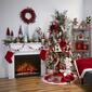 Northlight Seasonal 9in. LED Red Plaid Gnome Christmas Ornament - image 2