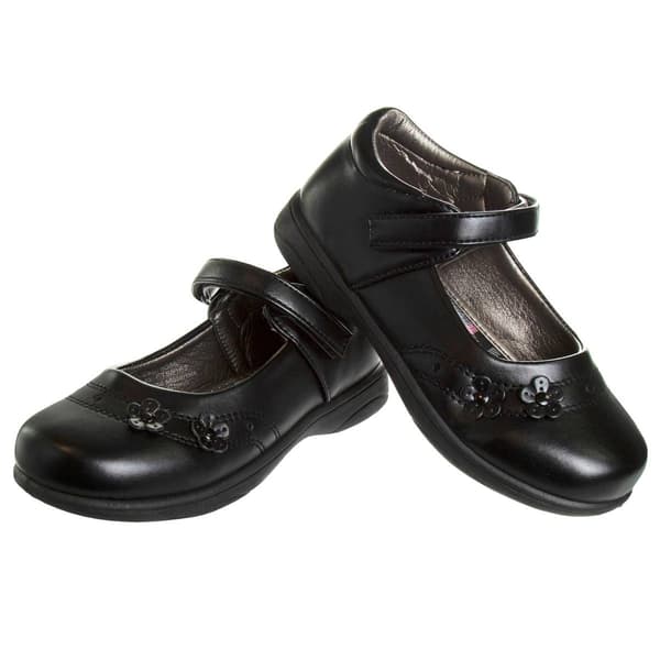 Little Girls French Toast® Mary Jane Flower Detail Flats