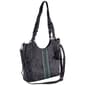 Sam & Hadley Braided Handle Tooled Tote - image 2