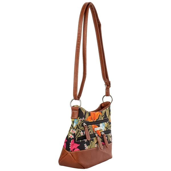 Stone Mountain Tropic Garden Canvas Crossbody