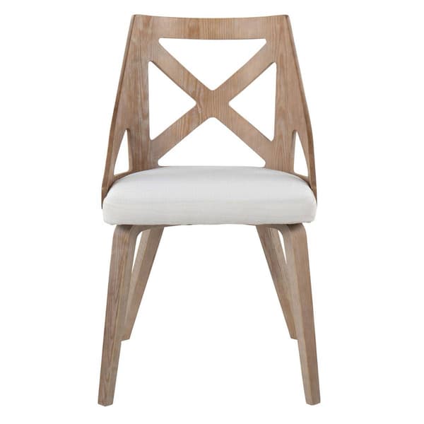 LumiSource Charlotte Farmhouse Dining Chairs - Set of 2