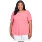 Plus Size Alfred Dunner Classic Brights Short Sleeve Texture Tee - image 5