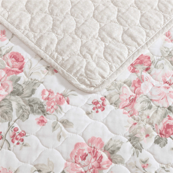 Laura Ashley Rosemoore Reversible Reversible Qulit Set