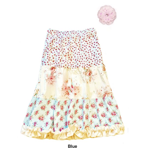 Mi Amore Gigi Peasant Skirt and Flower Hair Accessory