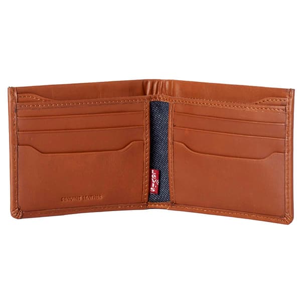 Mens Levi''s&#174; Bifold Wallet w/ Bill Divider - Tan