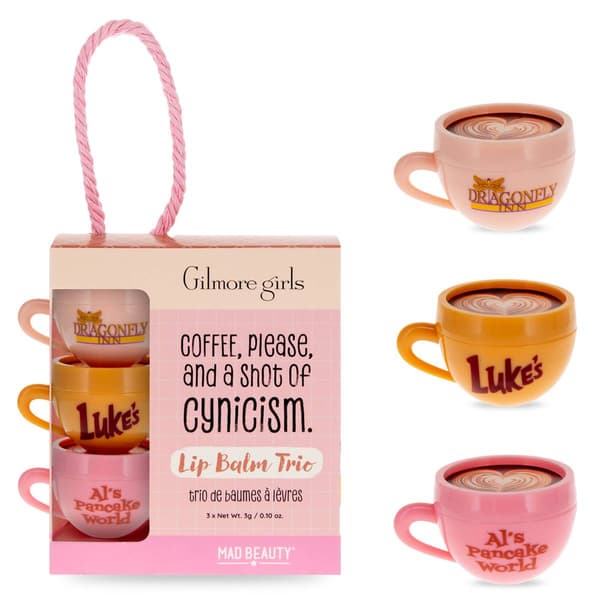 Mad Beauty Warner Bros. Gilmore Girls Lip Balm Trio