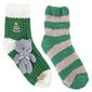 Aromasoles 2pk. Vanilla & Shea Butter Infused Green Tree Socks - image 2