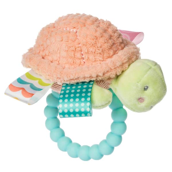 Taggies Tippy Turtle Teether Rattle - image 
