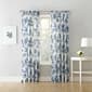Sheena Floral Print Sheer Grommet Panel Curtain - image 1