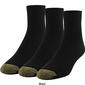 Mens Gold Toe&#174; 3pk. Wellness Non Binding Quarter Socks - image 3