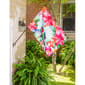 Evergreen Hummingbird and Hibiscus Garden Flag - image 3