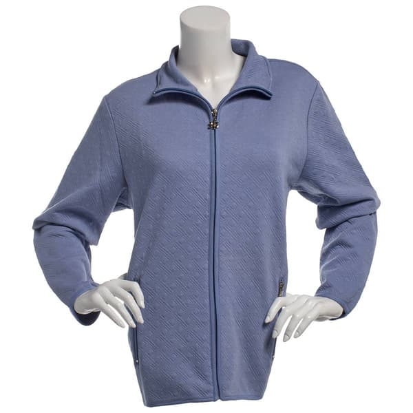 Plus Size Hasting & Smith Solid Quilted Zip Jacket