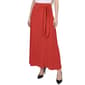 Womens NY Collection Long Solid Side Drape Skirt - image 1