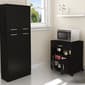 South Shore Axess Printer Cart on Wheels - Black - image 5