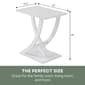 Convenience Concepts Newport Criss-Cross Chairside End Table - image 9