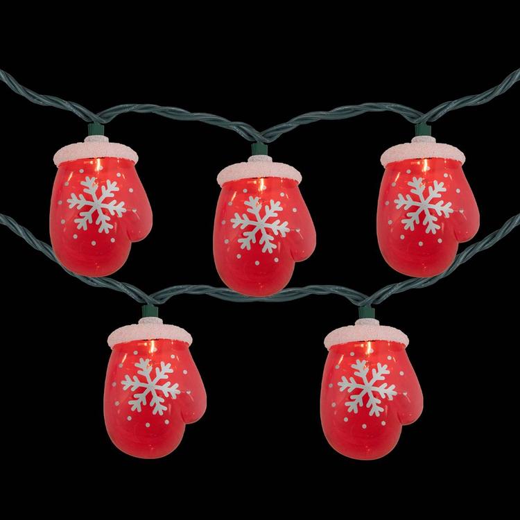 Northlight Seasonal 10ct. Mitten Christmas Light Set