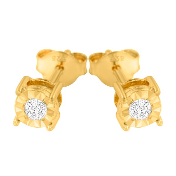 Diamond Classics&#8482; 10kt. Yellow Gold 1/10ctw. Stud Earrings