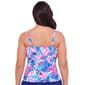 Plus Size American Beach Into the Jungle V Neck Tankini Swim Top - image 2