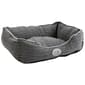 Comfortable Pet Yarn Dyed Plaid Large Cuddler Pet Bed - Grey - image 1