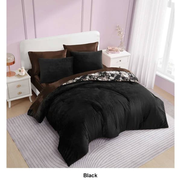 Betsey Johnson 3pc. Velvet Reversible Comforter Set