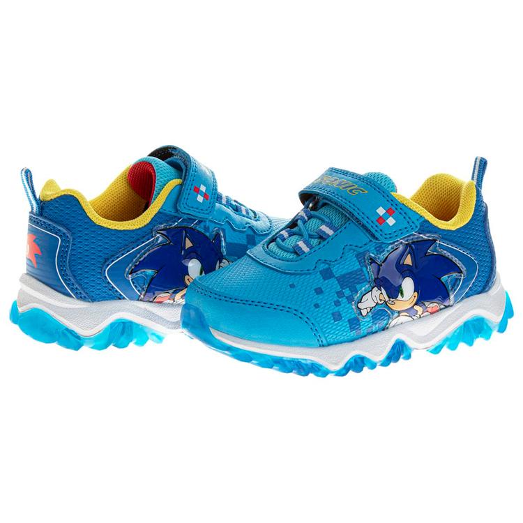 Little Boys SEGA Sonic the Hedgehog Light Up Sneakers