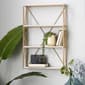 9th & Pike® Metal Wood Wall-Mounted Bookshelf - image 2