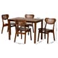 Baxton Studio Jeriah Mid-Century Modern 5pc. Dining Set - image 10