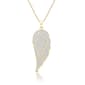 Accents by Gianni Argento Diamond Accent Plated Wing Pendant - image 1