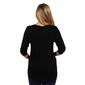 Plus Size 24/7 Comfort Apparel Solid Criss-Cross Maternity Tunic - image 2