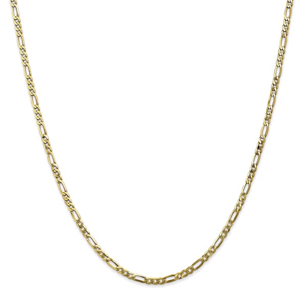 Gold Classics&#40;tm&#41; 10kt. 2.75mm 16in. Flat Figaro Chain